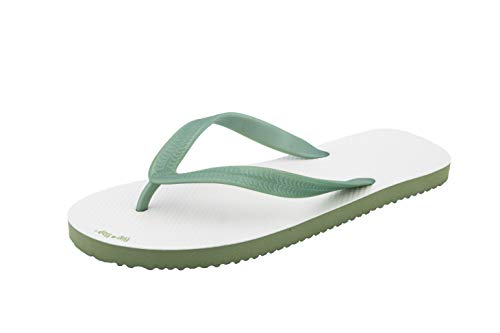 flip*flop Japonki damskie typu japonki, zielony - Sage - 44 EU