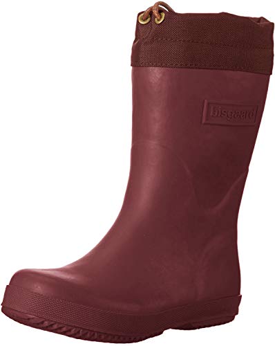 Bisgaard Unisex dziecięce zimowe kalosze termiczne, czerwony - Rot 169 Bordeaux - 33 EU