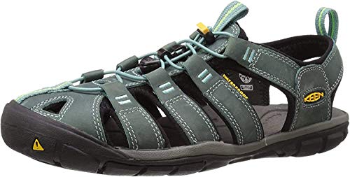 Keen Clearwater Cnx skórzane sandały damskie Clearwater Cnx skórzane, Minerał niebieski żółty - 36 EU