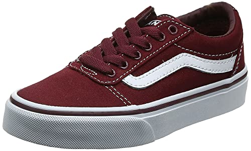 Vans Unisex dziecięce Ward Canvas Low-Top trampki, Czerwone płótno port Royale White 8j7, 36.5 EU