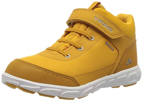 Viking Unisex dziecięce buty do chodzenia Spectrum R Mid GTX, Honey Grey, 23 EU