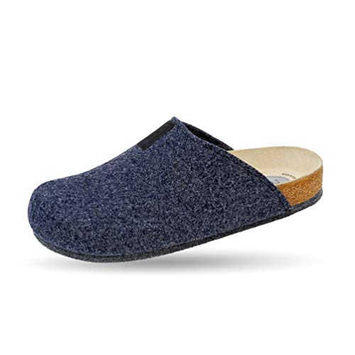 Weeger Pantofle unisex bio domowe kapcie, niebieski - morski - 40 EU