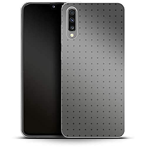 Smartfon silikonowe etui na telefon Dot Grid grey Samsung Galaxy A50