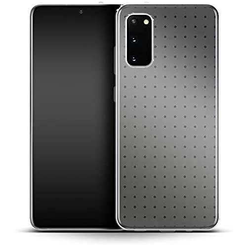 Smartfon silikonowe etui na telefon Dot Grid grey Samsung Galaxy S20