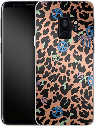 Silikonowe etui na telefon komórkowy Leopard Peace Palms Samsung Galaxy S9
