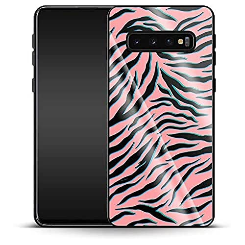 Luksusowe etui na telefon komórkowy Pink Zebra Samsung Galaxy S10