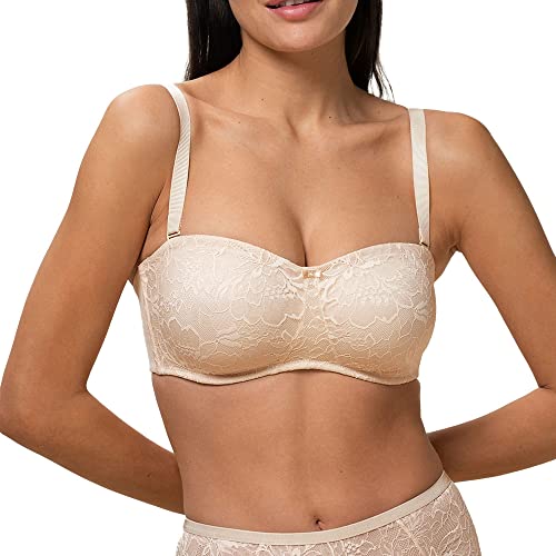 Triumph Damski biustonosz Amourette Charm Wd z fiszbinami ze zdejmowanymi ramiączkami, Creamy Dream, 75B
