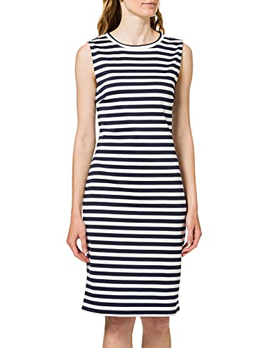 Vila Damska sukienka Vitinny S/L Dress/Ka/Su, granatowy blezer, XS