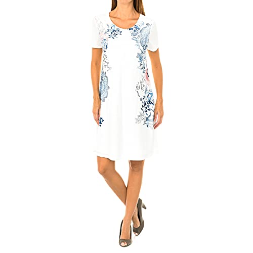 Desigual Damska sukienka Vest_Charlotte, biały (Blanco 1000), S
