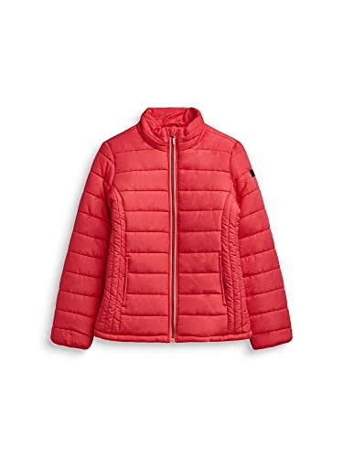 ESPRIT Pikowana kurtka ze stójką, różowy (Strawberry 342), XL