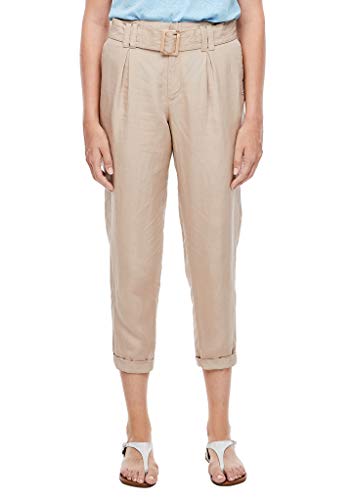 s.Oliver Damskie spodnie Regular Fit: mieszanka lnu, 8402., 36 PL