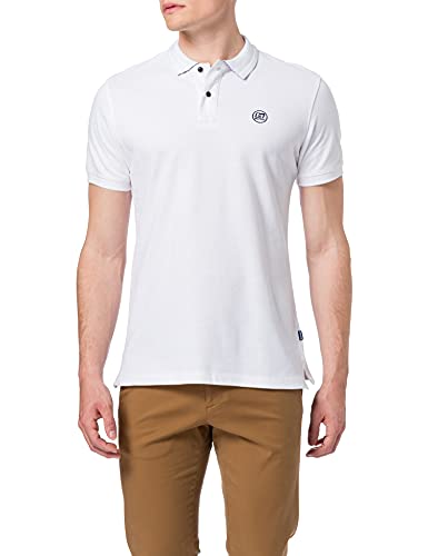 Blend Męska koszulka polo, 110601_Bright White, S