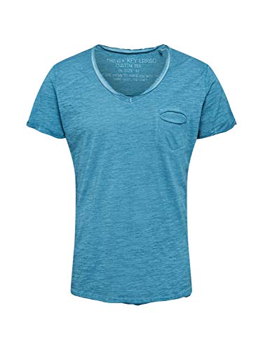 KEY LARGO Soda New V-Neck T-shirt męski, Petrol (1225), XL