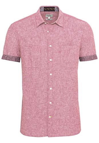 Camel Active Koszula Męska 4092385S49, Różowy (Deep Rose), M