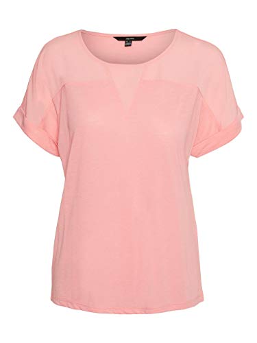 VERO MODA Damska koszulka Vmellen Ss Top Jrs Ga