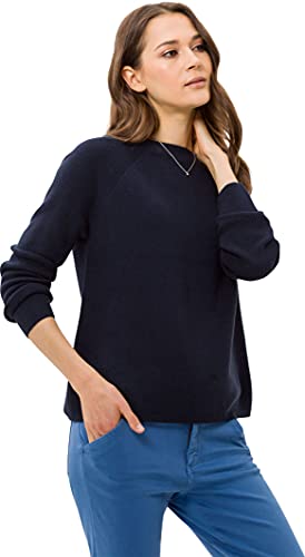 BRAX Damski sweter w stylu Lea Turtleneck sweter z dzianiny, grantowy, 40