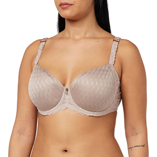 Triumph Damski biustonosz Azalea Florale Wp miseczki z fiszbinami, Mink, 85D