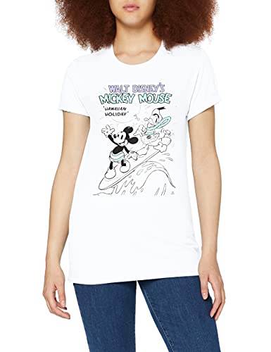 Disney Damska bluza hawajska, szary (Grey Spo), L