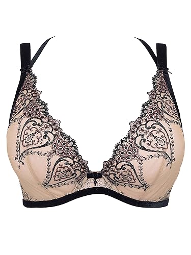 AUBADE, Komfortowy biustonosz Triangel Push-Up C✹URS ENLACÉS, regulowane ramiączka, Sérénade, QD12-02