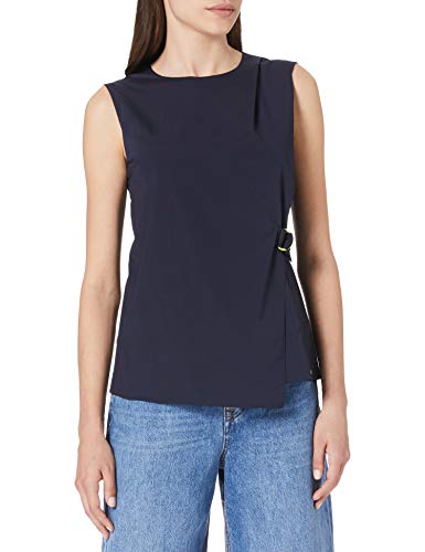 Armani Exchange Damska bluza Asymetryczna, Galaretka jagodowa, XL