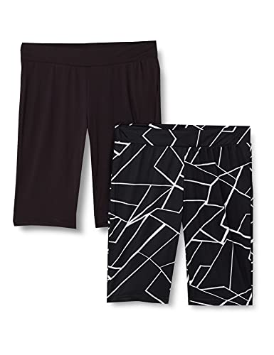 Urban Classics Szorty męskie, Geometryczny czarny + czarny, XS