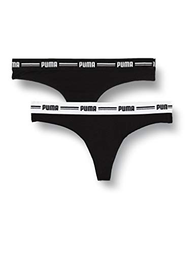 PUMA Puma Iconic damskie stringi – (2 sztuki) stringi typu stringi, szary, L