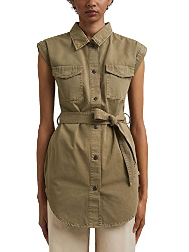 edc by ESPRIT Damska kamizelka puchowa, 345/Light Khaki., S