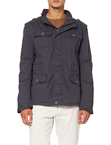 Brandit Kurtka Britannia na lato, męska kurtka przejściowa w stylu vintage, niebieski (Indigo 88), M