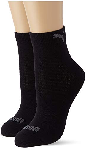 PUMA, Skarpety, ćwiartki, 3 pary, mieszanka brązu, czarny, 42 EU