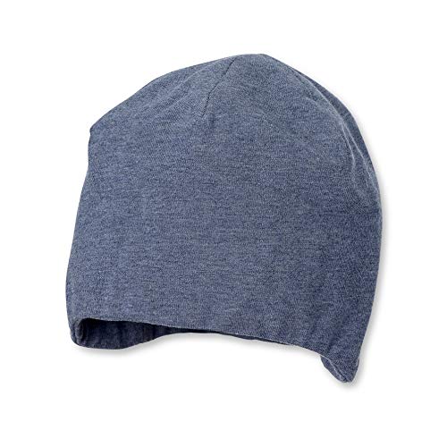 Sterntaler Czapka chłopięca, niebieski (Jeans Mel. 340)., 47 cm