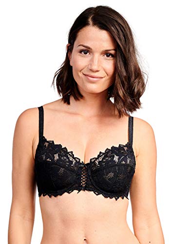 Sans Complexe Damski Arum 70564 klasyczny biustonosz z fiszbinami, czarny, 85C