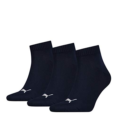 PUMA Unisex Plain Quarter skarpety (3 sztuki), grantowy, 35/38 EU