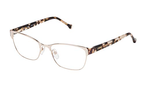 Loewe Unisex dla dorosłych VLW483M530492 oprawki okularów, złoto (Light Gold W/Colors Parts), 55