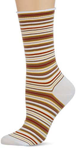 FALKE Skarpety damskie Origin Stripe, biały (White 2000), 39/42 EU
