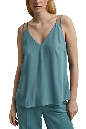 ESPRIT Collection Bluzka damska, 460/ciemny turquoise, 34 PL