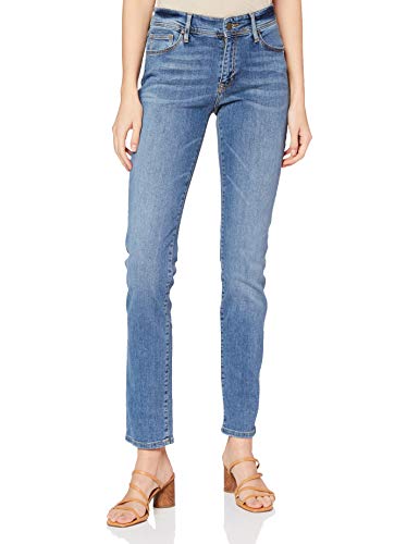 Cross Jeansy damskie o kroju slim, niebieski (Light Mid Blue 123), 36W x 34L
