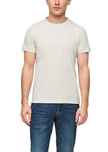 s.Oliver Męski T-shirt, Offwhite Melange, S