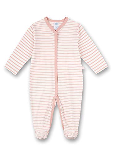 Sanetta Dziewczęce śpioszki różowe piżamy dla małych dzieci, Silver Pink, 68 cm