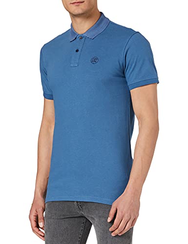 Blend Męska koszulka polo, 184027_Moonlight Blue, L