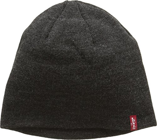Levi's Unisex Otis czapka dziergana, szary (Dark Grey), L-XL