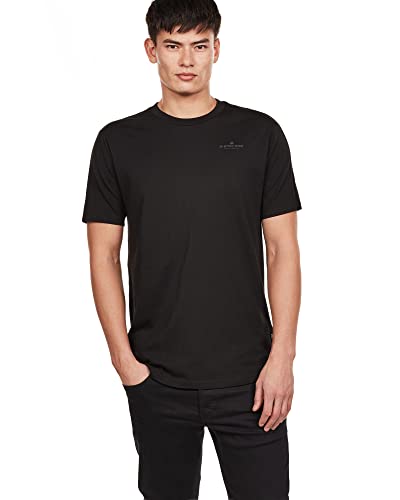 G-STAR RAW Męski t-shirt z motywem Korpaz Graphic, Czarny (Dk Black 6484), XXS