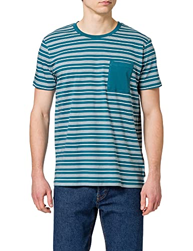 ESPRIT T-shirt męski, 452/Petrol Blue 3, XL