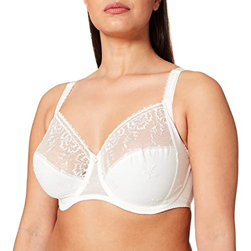 Chantelle Every Curve, bardzo kryjący biustonosz z fiszbinami, bielizna damska, Milk, 85E