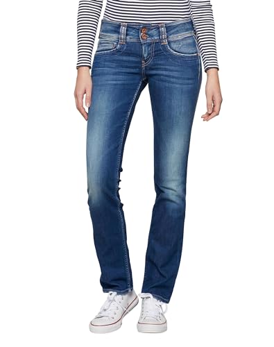 Pepe Jeans Dżinsy damskie Gen, Niebieski (Denim-d45), 33W / 32L