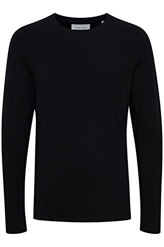 CASUAL FRIDAY CFTheo LS t-shirt męski z długim rękawem, krój Basic Slim Fit, Anthracite Black (194007), XL