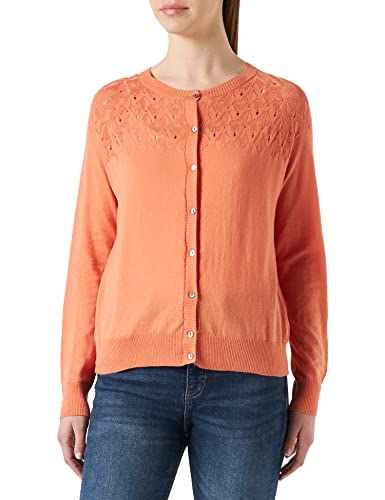 Noa Noa Damski sweter Essential Cotton Melange, z długim rękawem Cardigan
