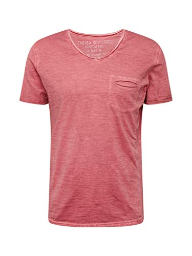KEY LARGO Soda New V-Neck T-shirt męski, Desert Red (1345), S
