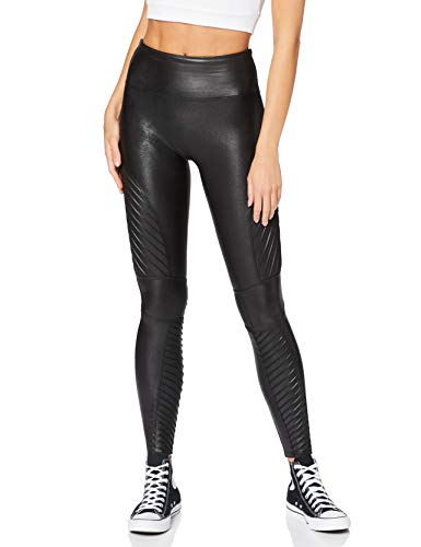 Spanx Damskie legginsy modelujące w stylu motocyklowym, czarny (Very Black Very Black), XL