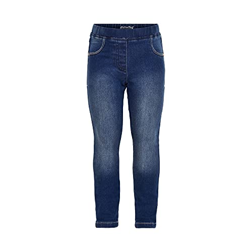 MINYMO Jeansy dziewczęce typu Jegging Power Stretch Slim Fit, Denim, 110 cm