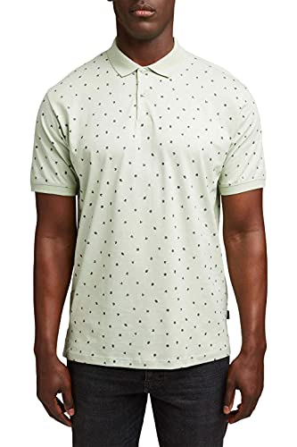 ESPRIT Męska koszulka polo, 343 / Pastel Green 4, M